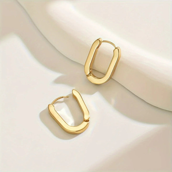Aura | Boucles d'oreilles géométriques élégantes