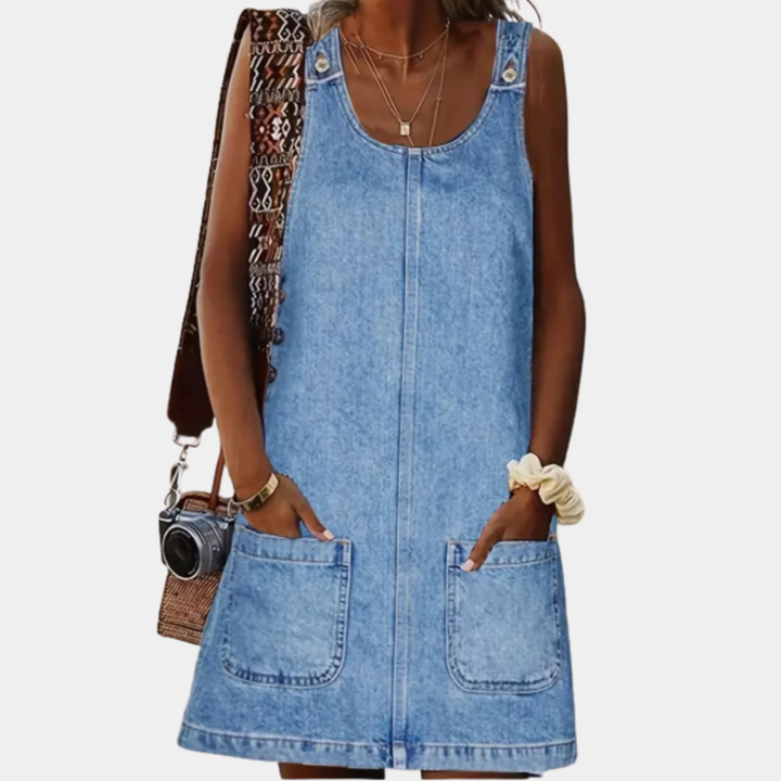 Valentine | Robe décontractée en denim