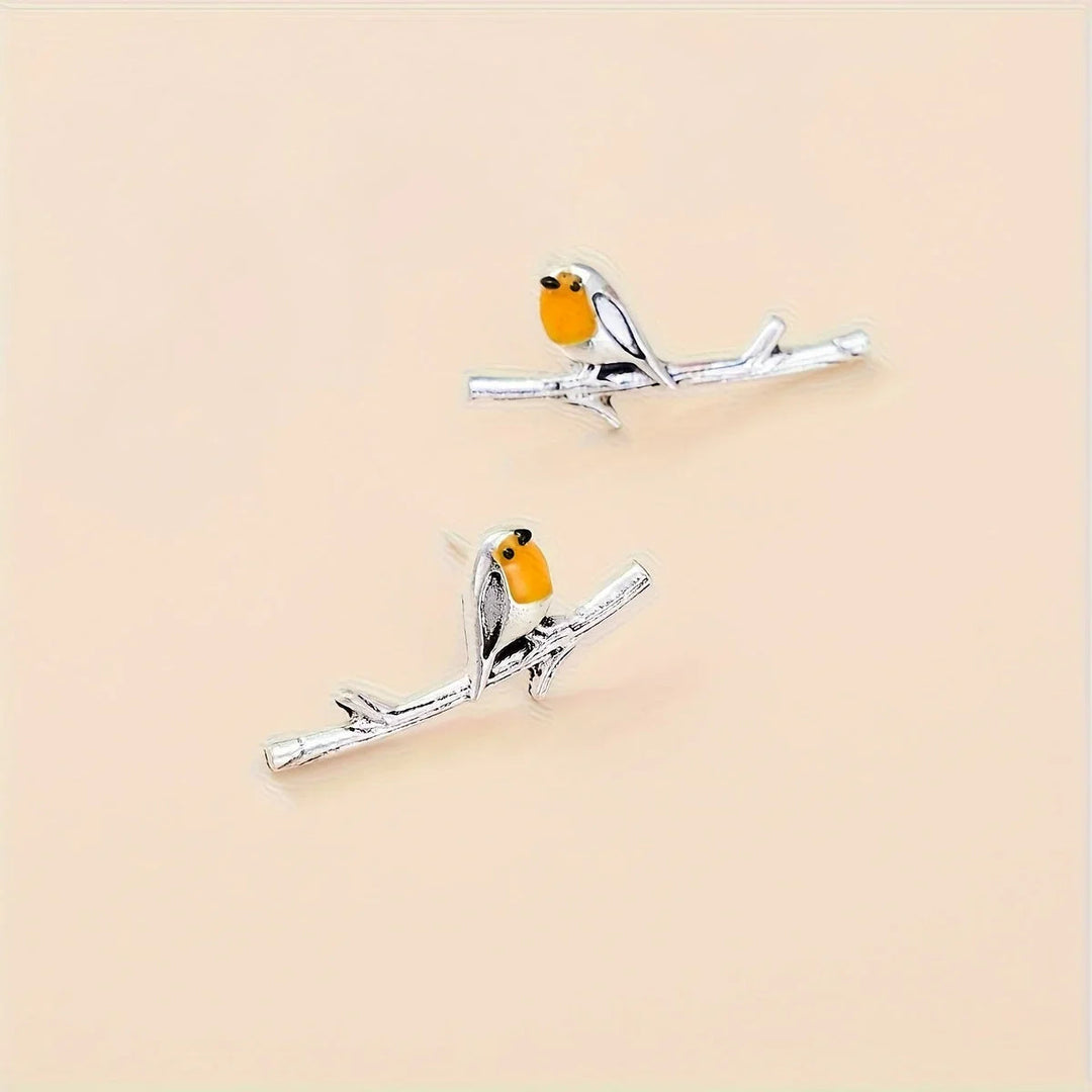 Flora | Boucles d'oreilles Cartoon Oiseau