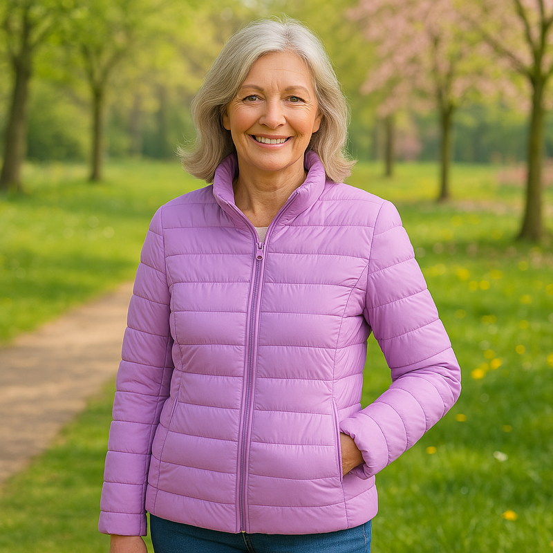 Ulla | Veste mi-saison lilas