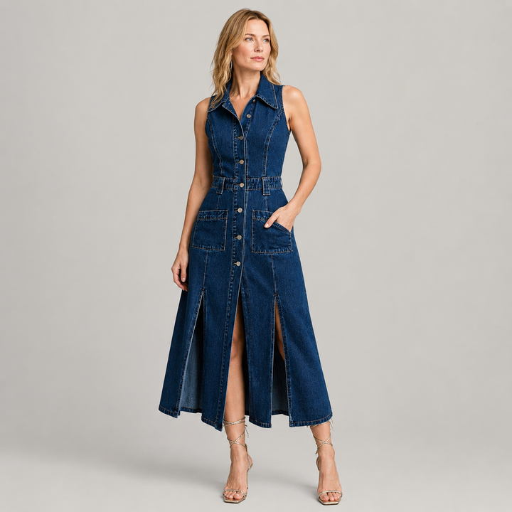 Capucine | Robe à devant ouvert