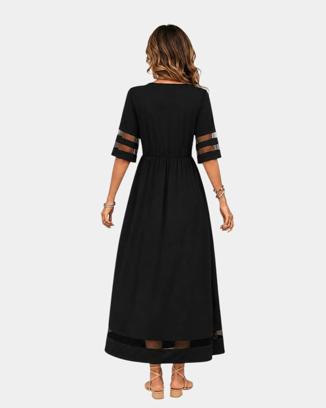 Adria | Robe midi élégante et minimaliste