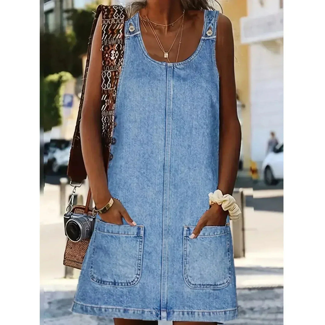 Valentine | Robe décontractée en denim