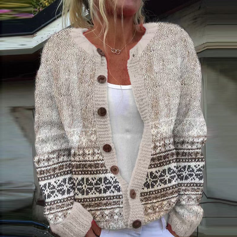 BRIELLE | CARDIGAN ISLANDAIS VINTAGE