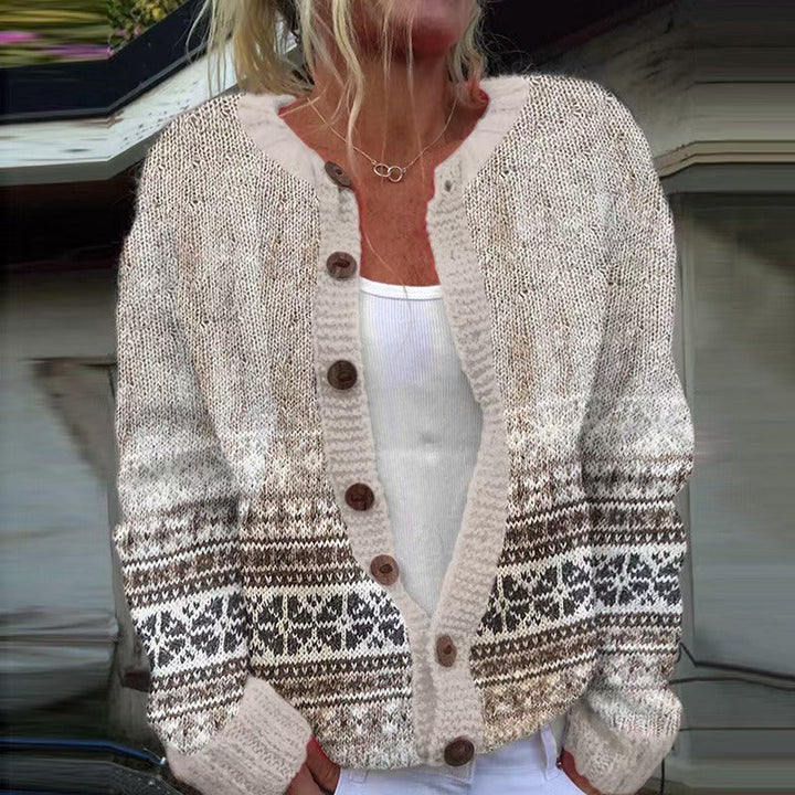 BRIELLE | CARDIGAN ISLANDAIS VINTAGE