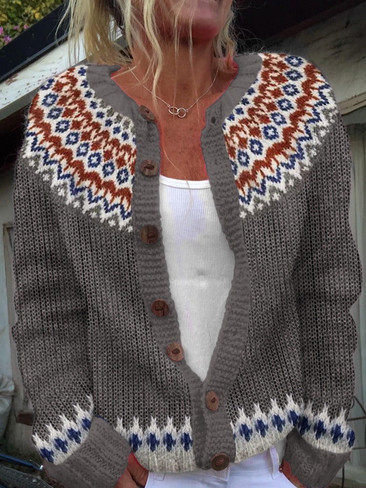 BELLA | CARDIGAN ISLANDAIS VINTAGE