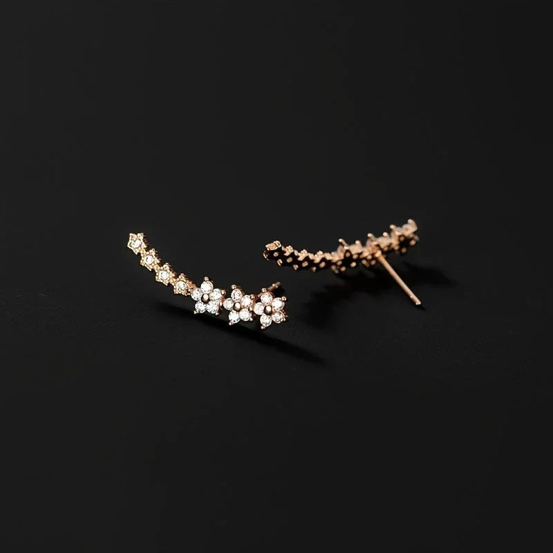 Éclore | Boucles d'oreilles intemporelles en fleurs