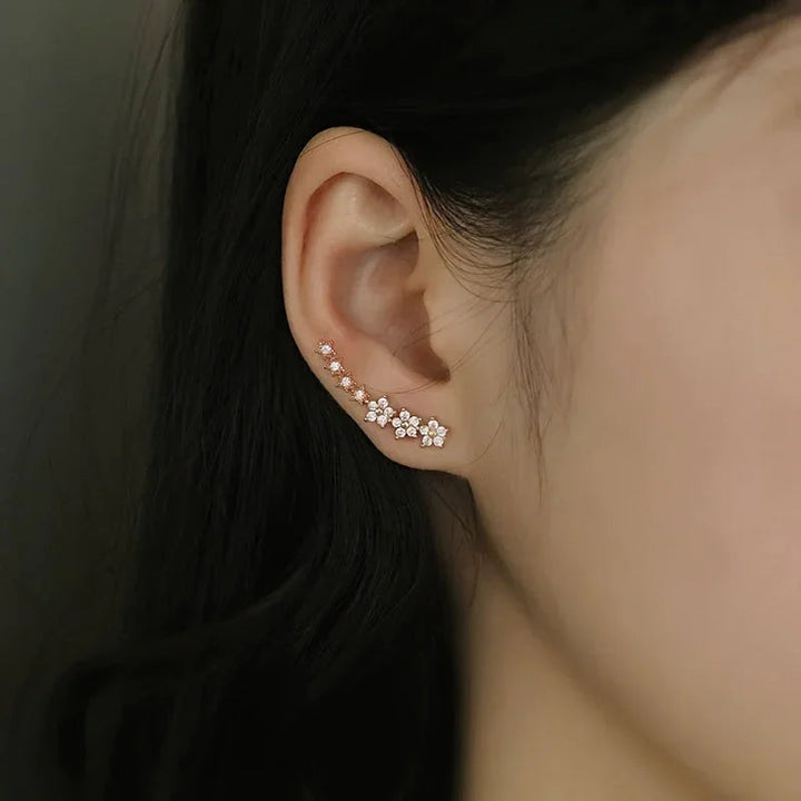 Éclore | Boucles d'oreilles intemporelles en fleurs