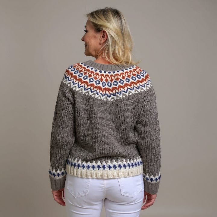 BELLA | CARDIGAN ISLANDAIS VINTAGE