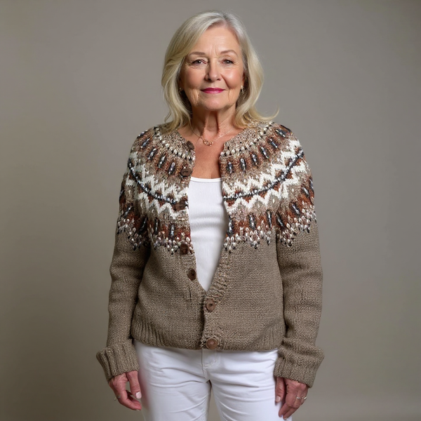 ADELINE | CARDIGAN ISLANDAIS VINTAGE