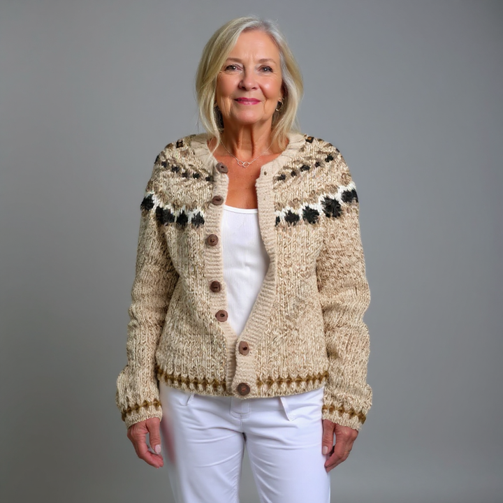 AUBREY | CARDIGAN ISLANDAIS VINTAGE