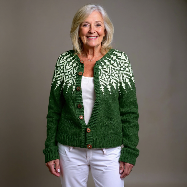 BRIANNA | CARDIGAN ISLANDAIS VINTAGE