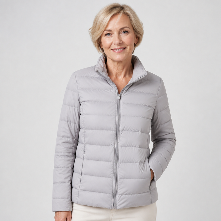 Ulla | Veste mi-saison gris
