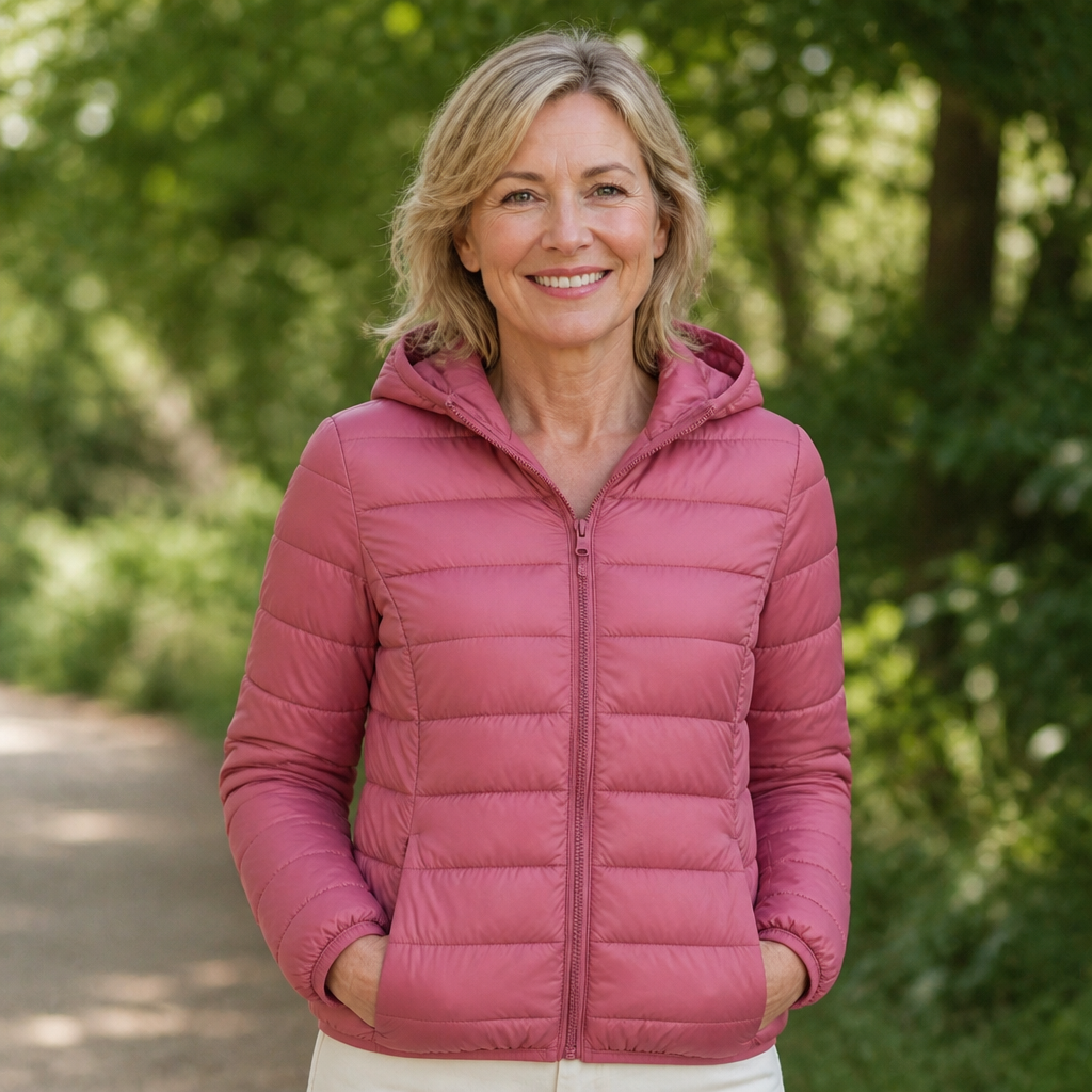 Aamu | Veste mi-saison rose