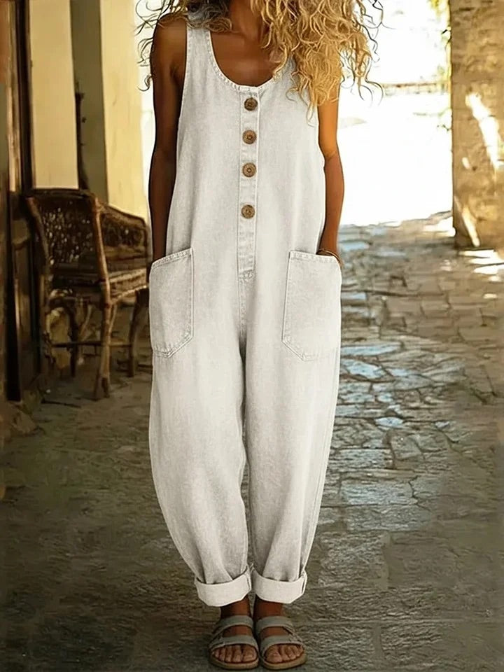 Chloé | Combinaison en denim lavé vintage