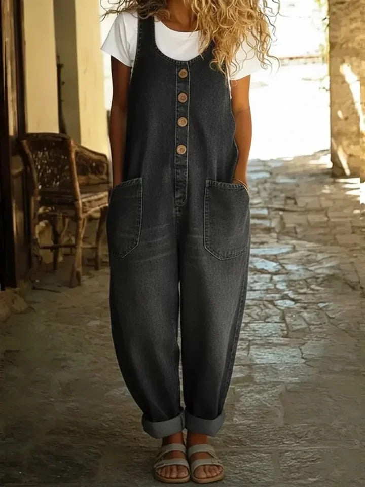 Chloé | Combinaison en denim lavé vintage